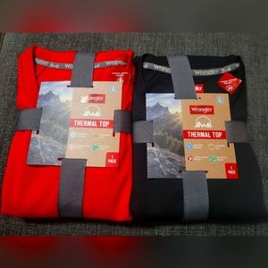 Two Mens Moisture Wicking Thermal Tops. Size Large